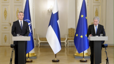 Foto de Finlândia e Suécia assinam adesão à Otan, e esperam pela ratificação