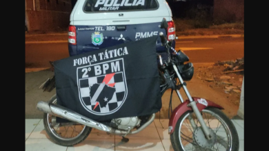 Foto de PM recupera motocicleta furtada e prende receptador em Três Lagoas