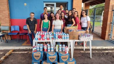 Foto de Prefeitura recebe doação de gelatinas e leite arrecadados por atléticas da UFMS