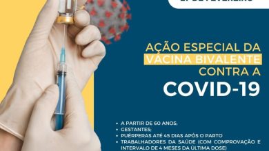 Foto de SMS promove ação especial da vacina bivalente contra Covid-19, no Shopping Três Lagoas, nesta segunda-feira (27)