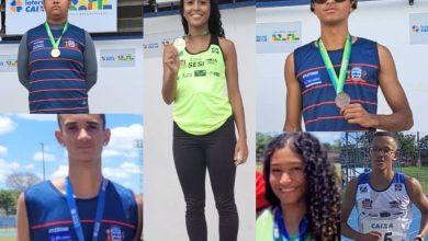 Foto de Atletas da SEJUVEL conquistam 10 medalhas no primeiro Estadual de Atletismo do ano