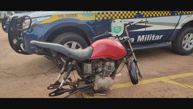 Foto de Polícia Militar recupera motocicleta furtada em Três Lagoas