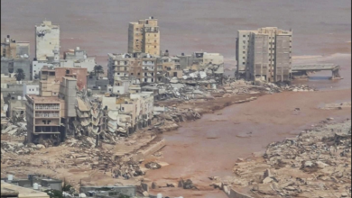 Foto de Dez mil pessoas estão desaparecidas após enchentes catastróficas na Líbia e número de mortos pode chegar a milhares, diz Cruz Vermelha