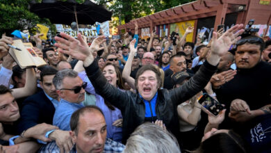 Foto de Javier Milei é o presidente eleito pela maioria dos argentinos, diz Massa