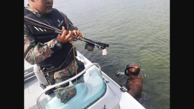 Foto de Homem é autuado por pesca subaquática ilegal no rio Paraná, em Três Lagoas